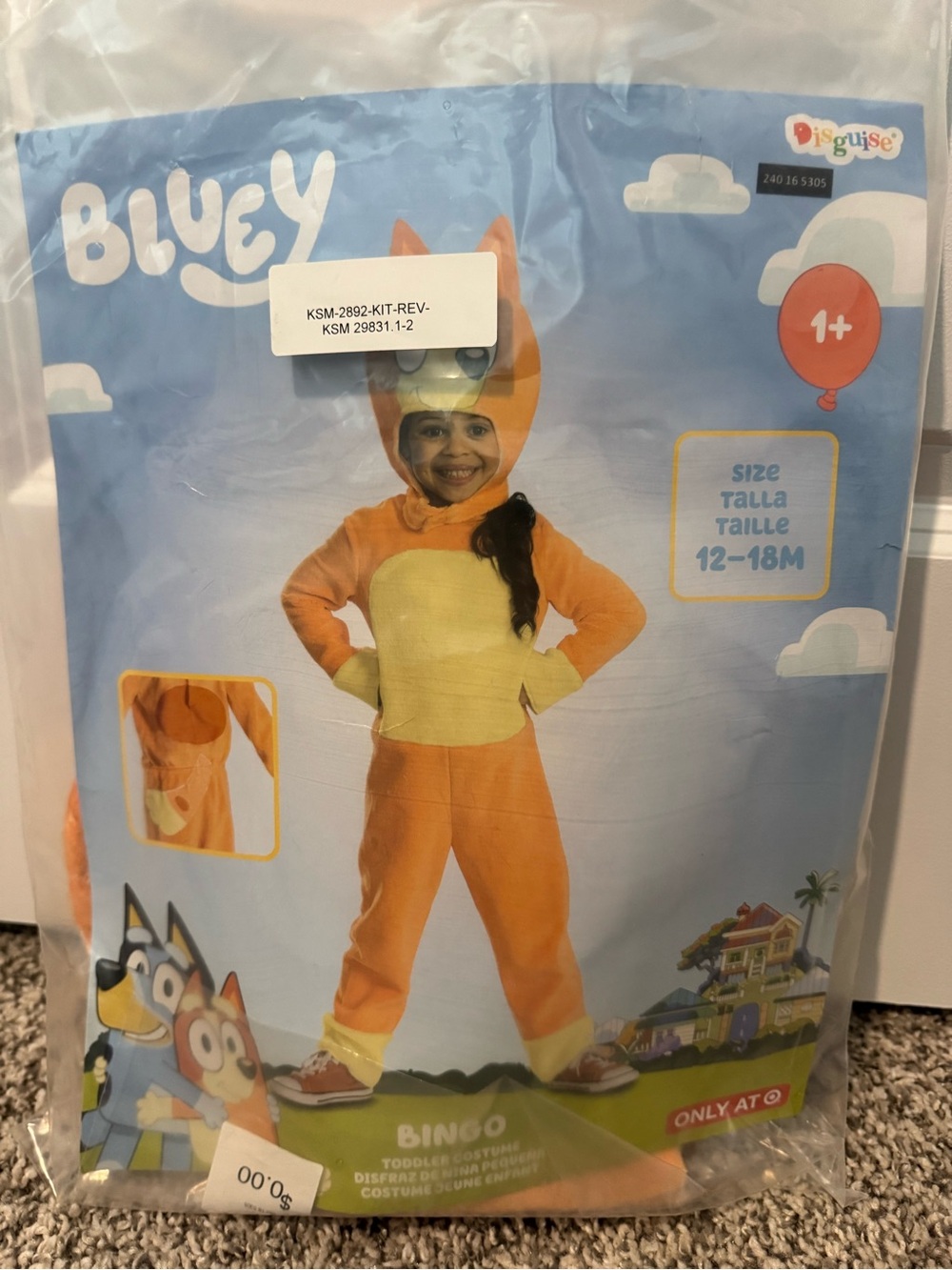 Bingo Costume